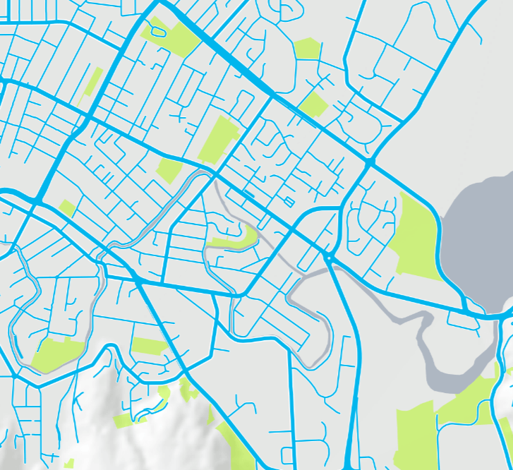 NationalMap Roads and Transport